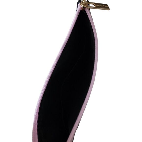 Balck & White Striped Cosmetic Pouch - Picture 4 of 5